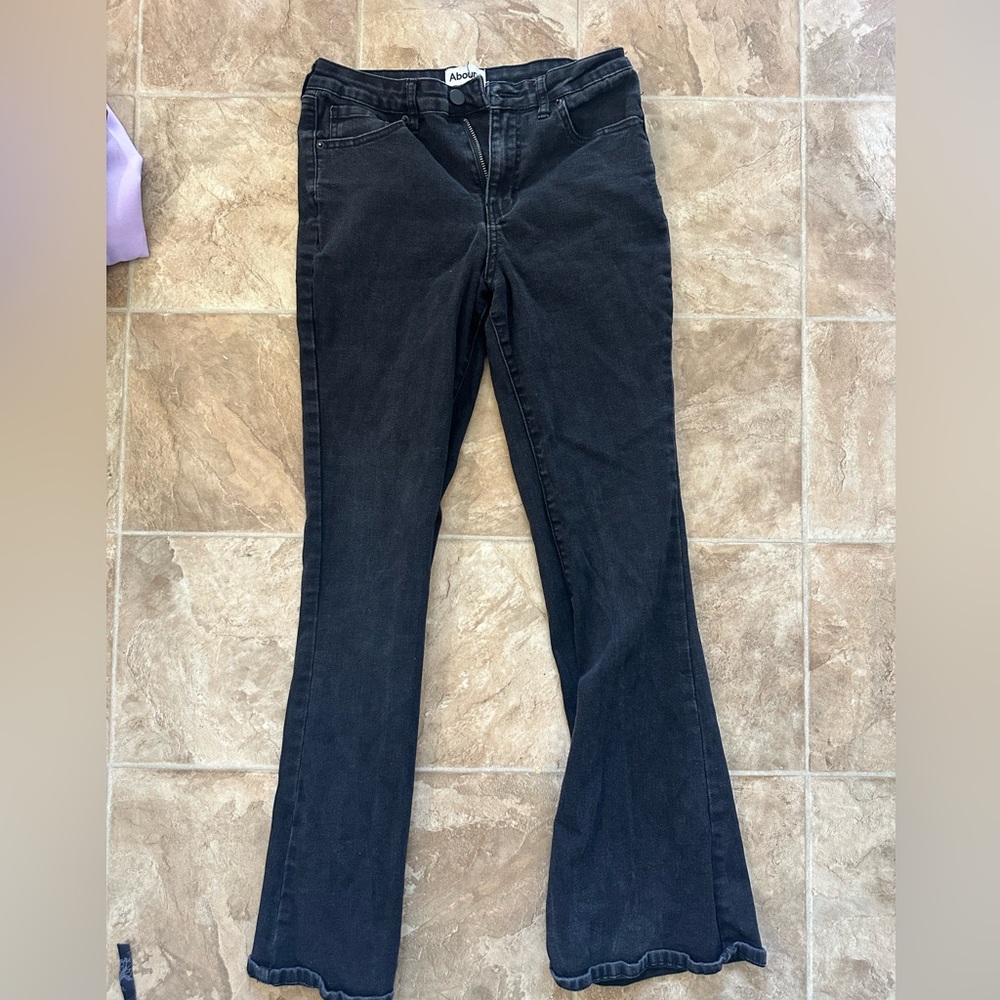 Abound Women's Black Flare Jeans